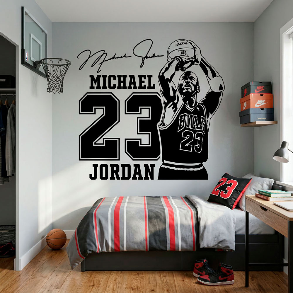 Wandtattoos: Michael Jordan 23