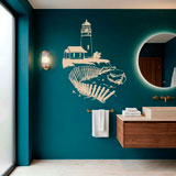 Wandtattoos: Spaziergang am Leuchtturm 17