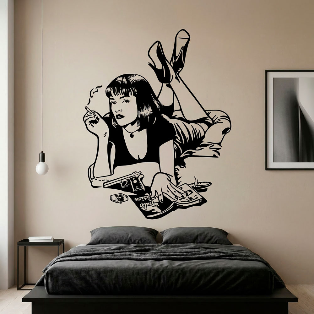 Wandtattoos: Mia Wallace