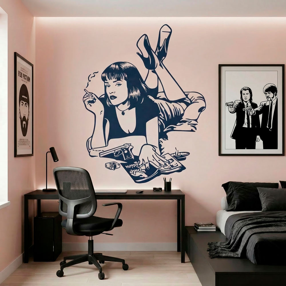 Wandtattoos: Mia Wallace