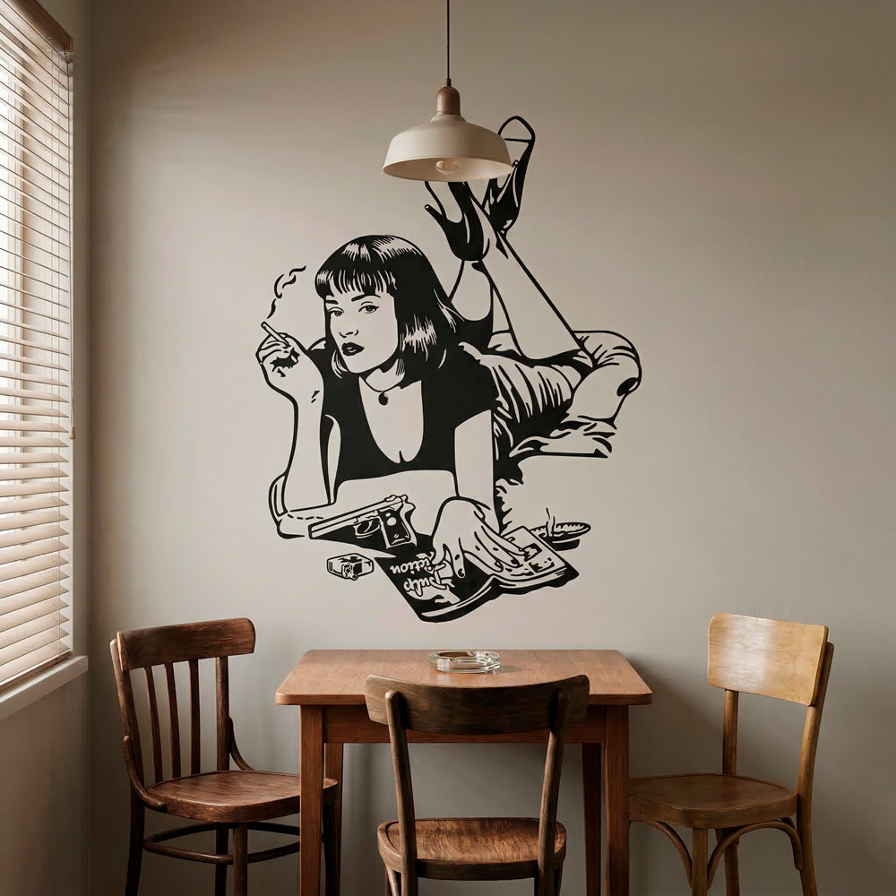 Wandtattoos: Mia Wallace