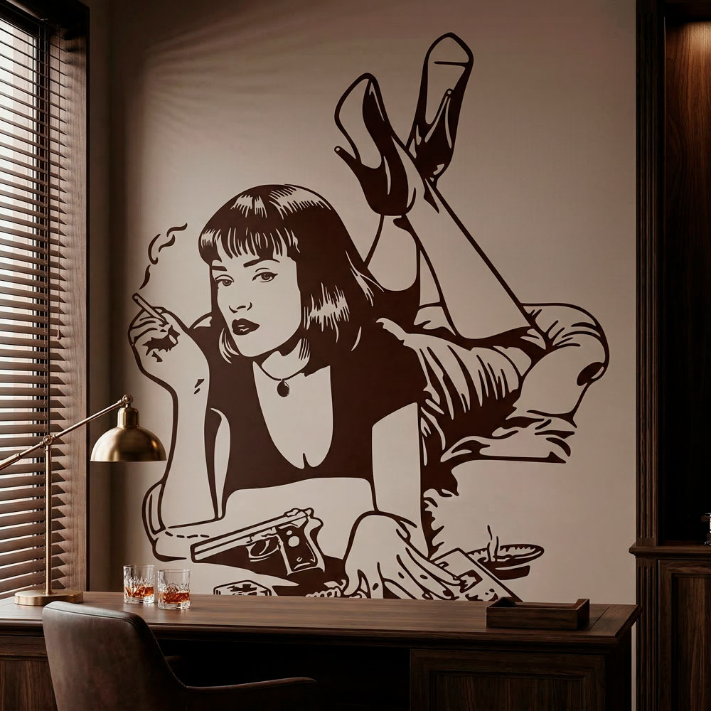 Wandtattoos: Mia Wallace