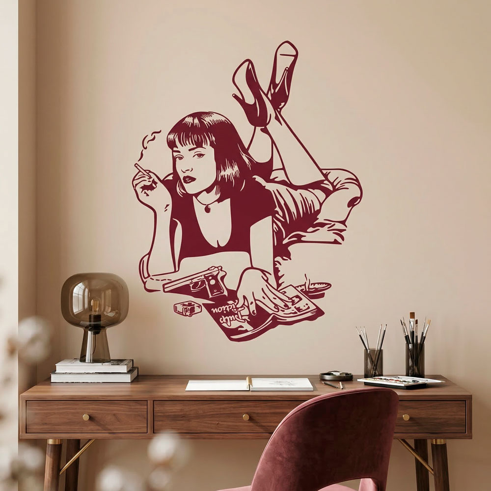 Wandtattoos: Mia Wallace