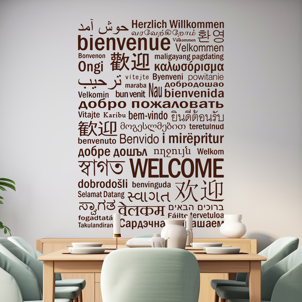 Wandtattoos: Willkommen bei Sprachen II