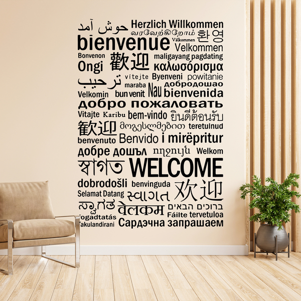 Wandtattoos: Willkommen bei Sprachen II