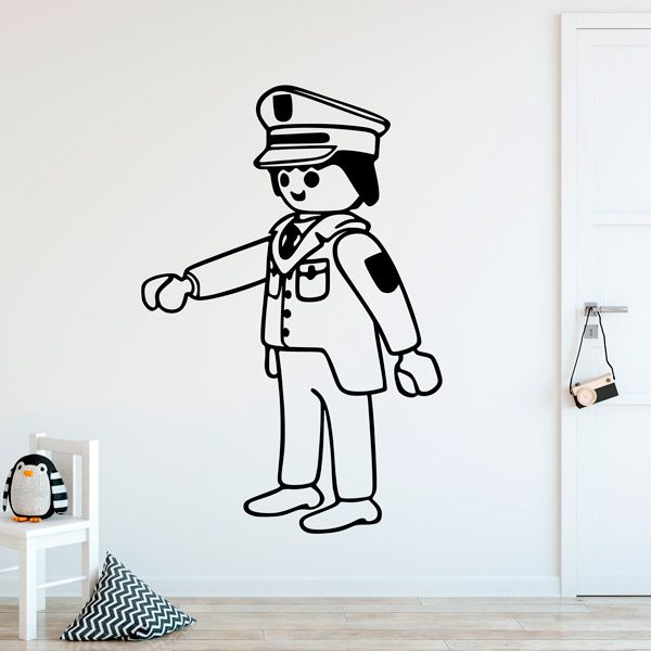 Kinderzimmer Wandtattoo: Playmobil Polizei