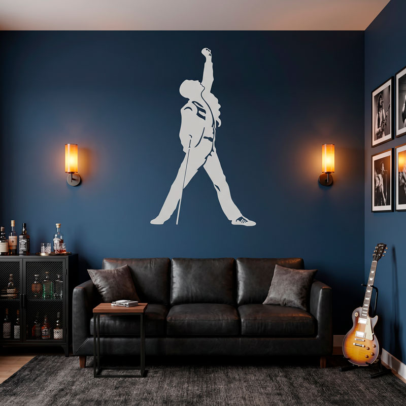 Silhouette von Freddie Mercury 7/7