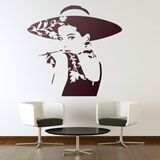Wandtattoos: Schauspielerin Audrey Hepburn  2
