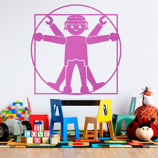 Kinderzimmer Wandtattoo: Playmobil Vitruv
