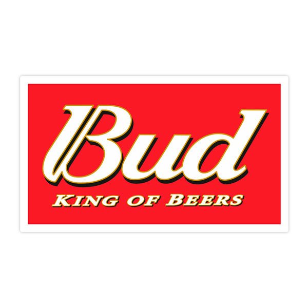 Aufkleber: Bud King of Beers