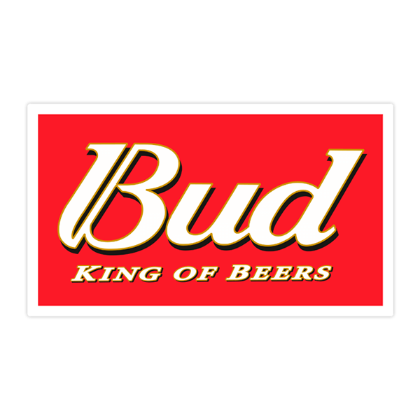 Aufkleber: Bud King of Beers 0