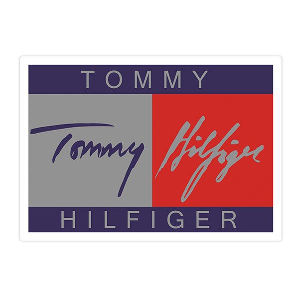 Aufkleber: Tommy Hilfiger Unterschrift 