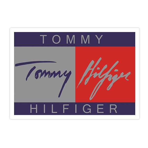 Aufkleber: Unterschrift Tommy Hilfiger