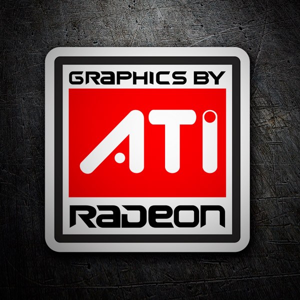 Aufkleber: ATI Radeon