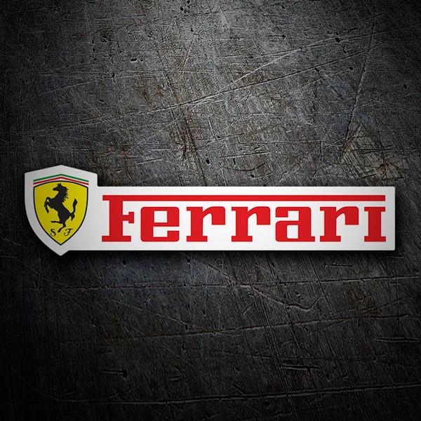 Aufkleber: Ferrari-Team 