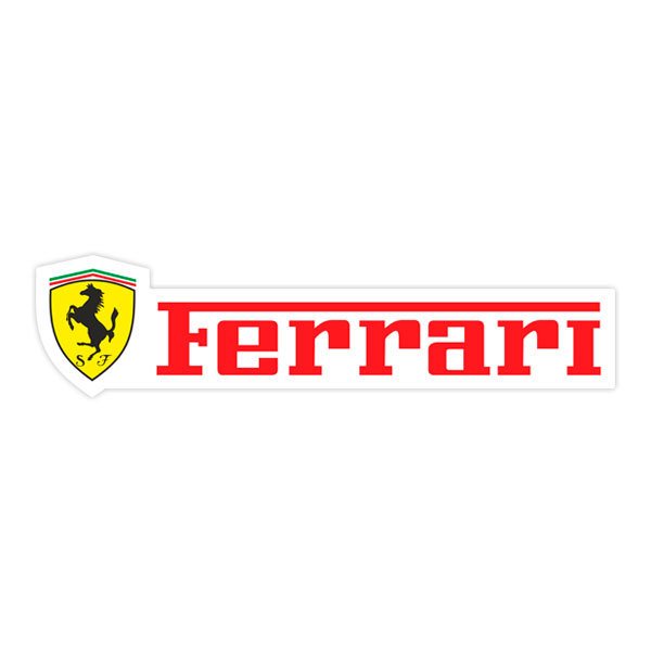Aufkleber: Ferrari-Team 