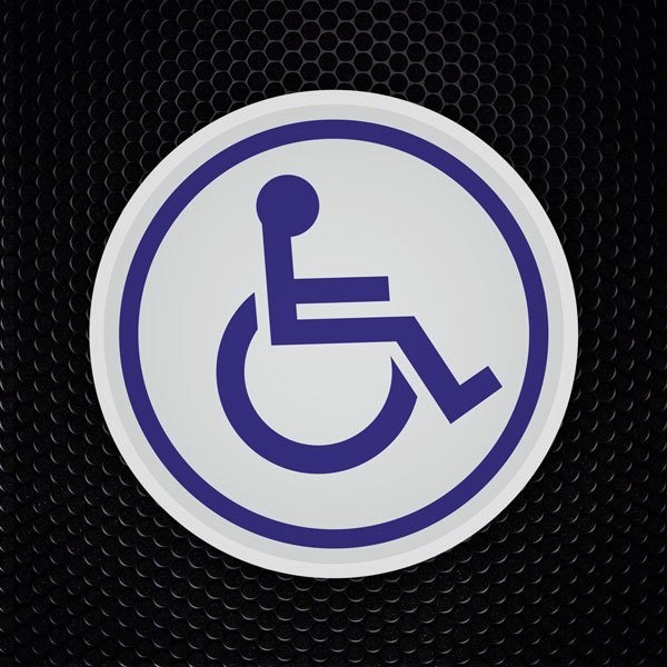 Wandtattoos: Behindertenzeichen