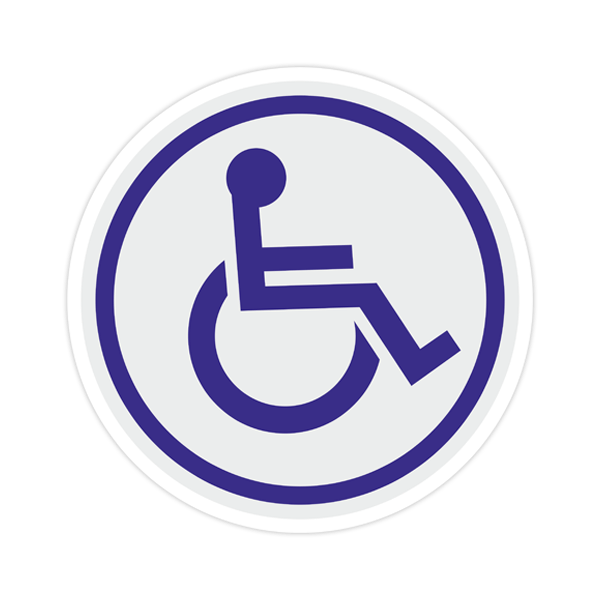 Wandtattoos: Behindertenzeichen