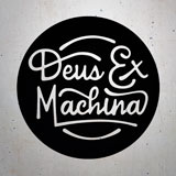 Aufkleber: Deus ex Machina Kreis 2