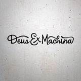 Aufkleber: Deus ex Machina Phrase 2