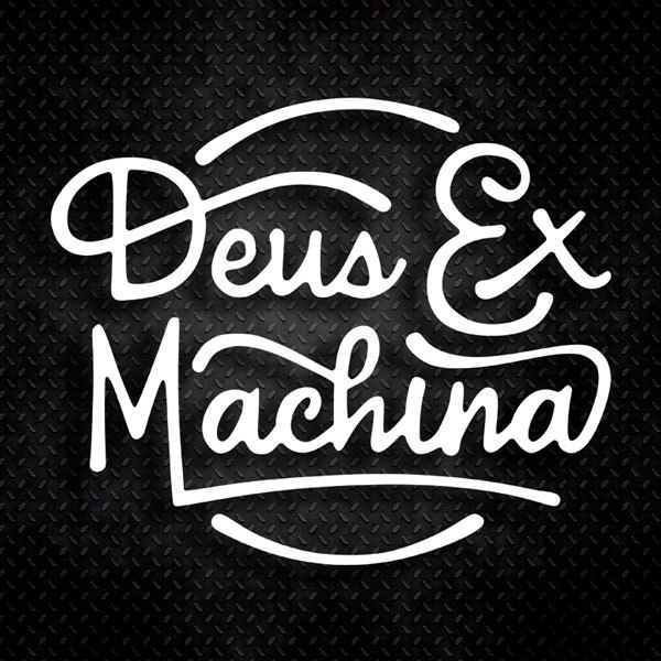 Aufkleber: Motorrad Deus ex Machina