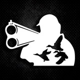 Aufkleber: Silhouette Jäger Zielen 2