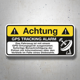 Aufkleber: Achtung GPS 3