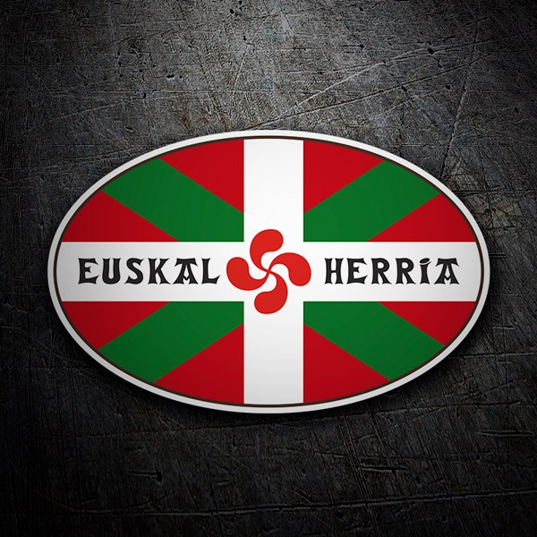 Aufkleber: Euskal Herria Oval 1