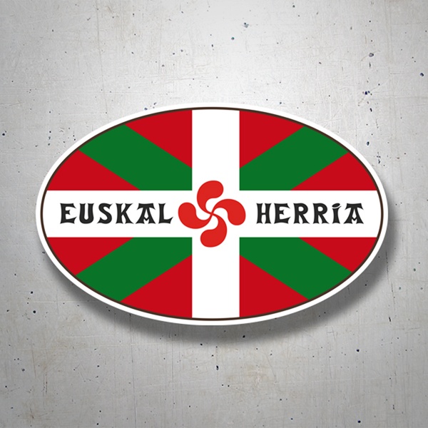 Aufkleber: Euskal Herria Oval