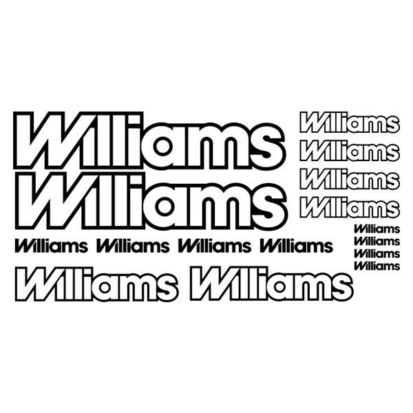 Aufkleber: Set 16X Williams