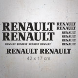 Aufkleber: Set 14X Renault 2