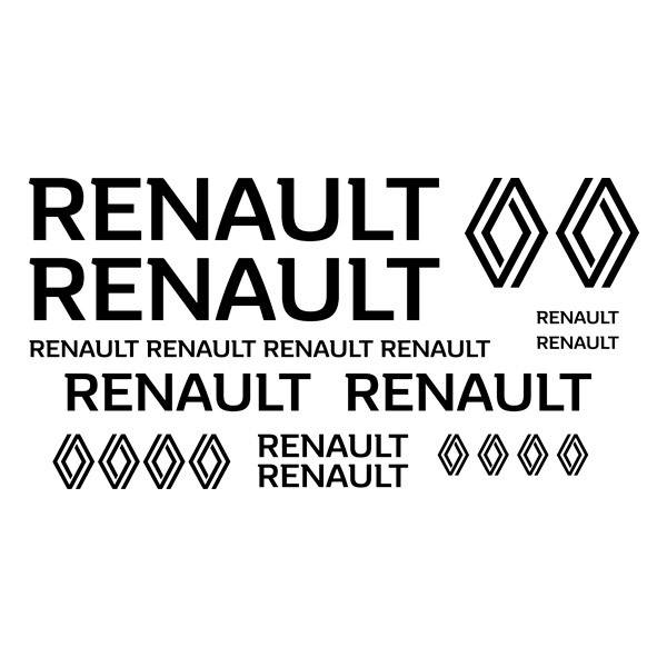 Aufkleber: Set 22X Renault