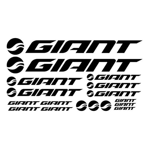 Aufkleber: Set 17X Giant
