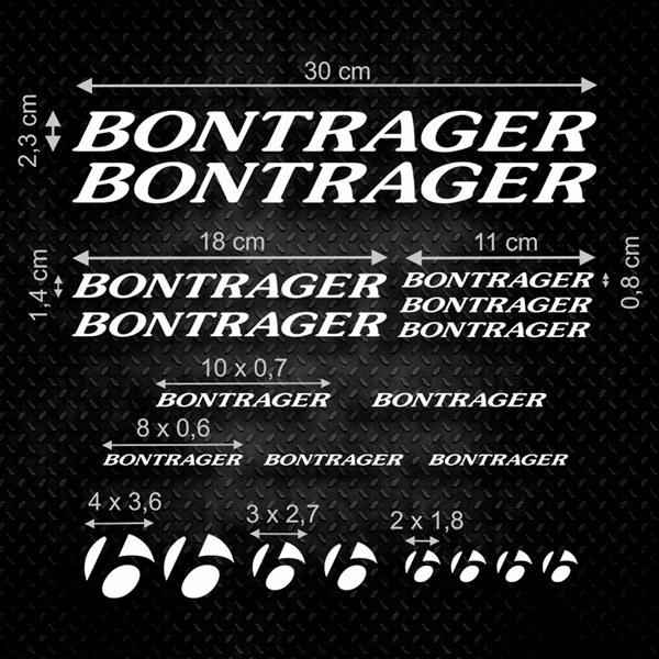 Bontrager Aufkleber-Set 1/2