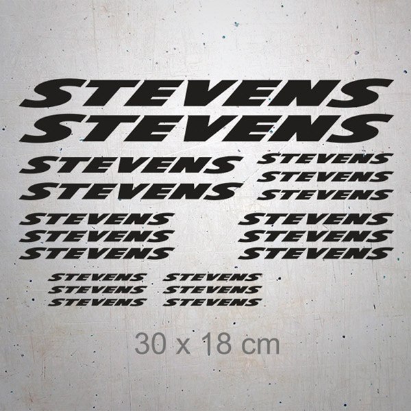 Stevens Aufkleber-Set 2/3
