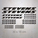 Aufkleber: Set 19X Stevens 2