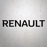 Aufkleber: Renault Typografie 2