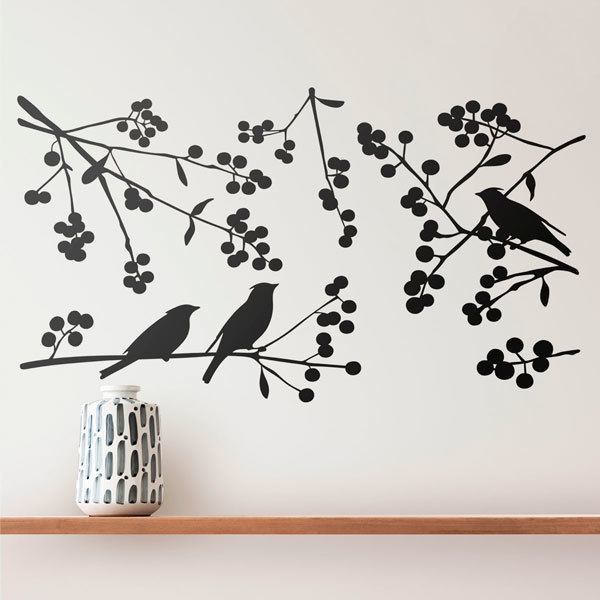 Wandtattoos: Vogel-Silhouetten