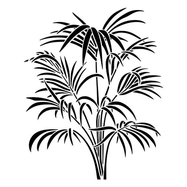 Wandtattoos: Kentia Palmblätter
