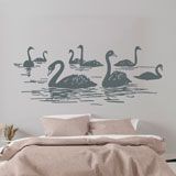 Wandtattoos: Schwäne auf dem See 2