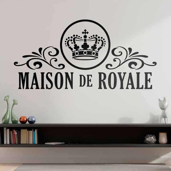 Wandtattoos: Maison de Royale Personalisierte