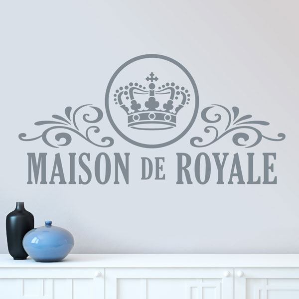 Wandtattoos: Maison de Royale Personalisierte
