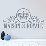 Wandtattoos: Maison de Royale Personalisierte 2