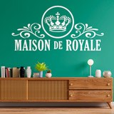 Wandtattoos: Maison de Royale Personalisierte 3