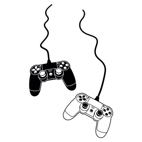 Wandtattoos: Play Station-Controller