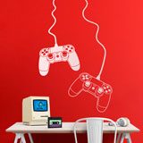 Wandtattoos: Play Station-Controller 2