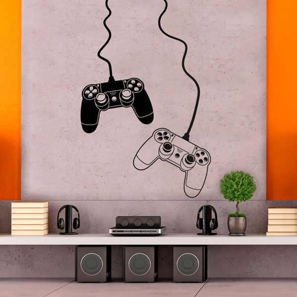 Wandtattoos: Play Station-Controller