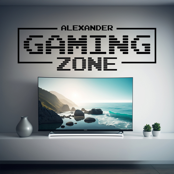 Wandtattoos: Gaming Zone Personalisierte