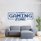 Wandtattoos: Gaming Zone Personalisierte 3