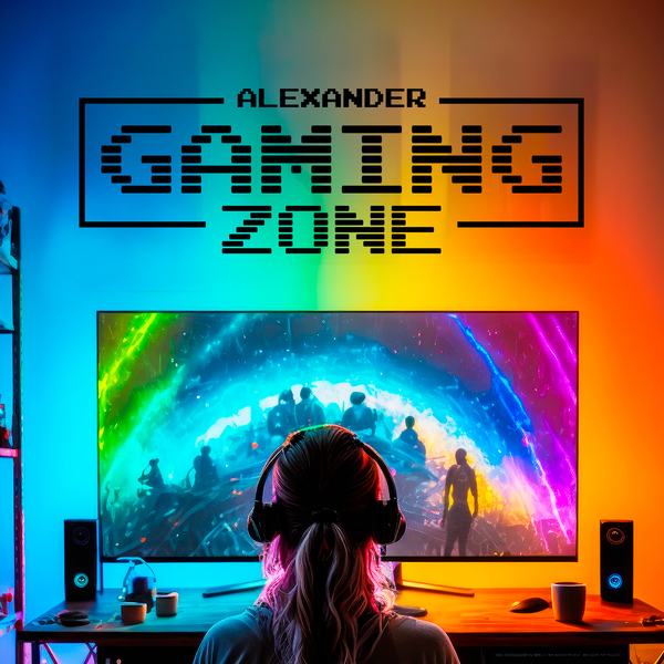 Wandtattoos: Gaming Zone Personalisierte